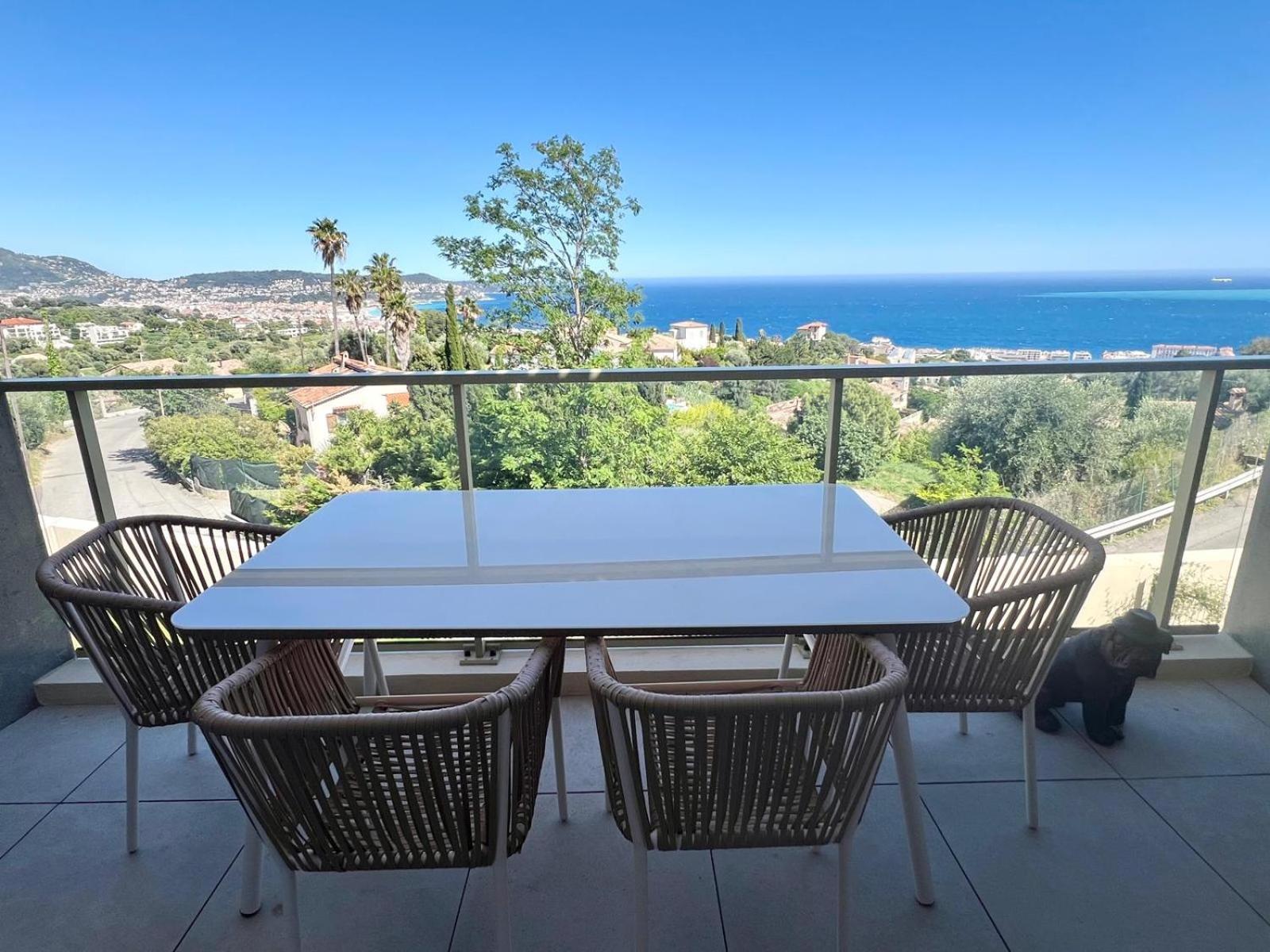Panoramic Sea View Appartment Blue Pearl Nice Bagian luar foto