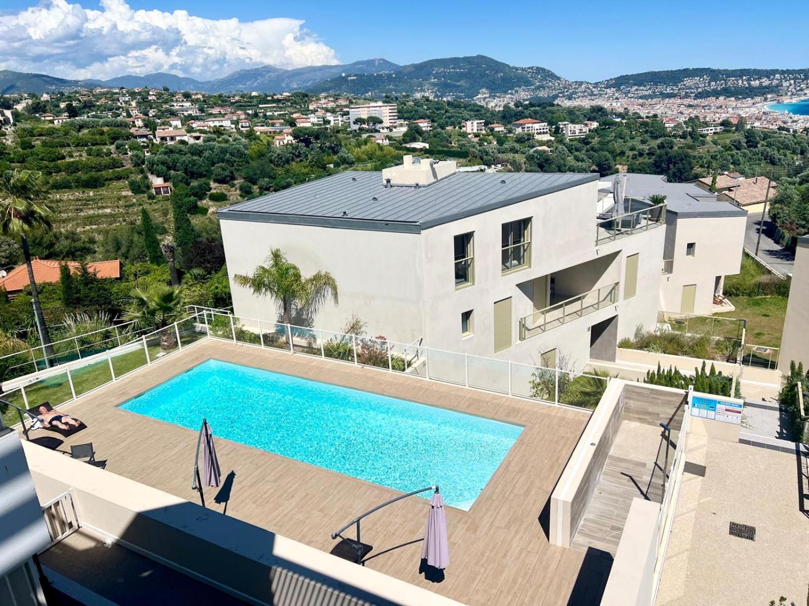 Panoramic Sea View Appartment Blue Pearl Nice Bagian luar foto